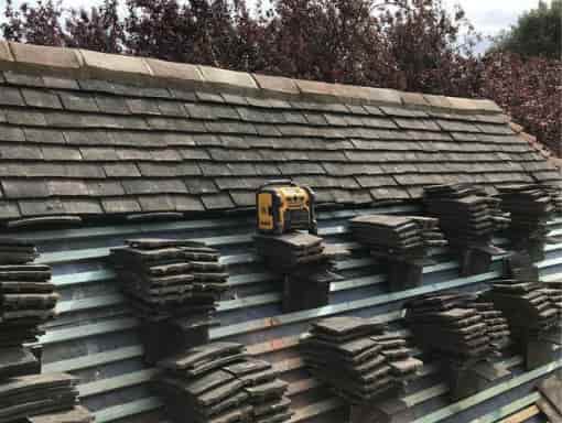 This is a photo of roof repairs. This work was carried out by Selby Roofing